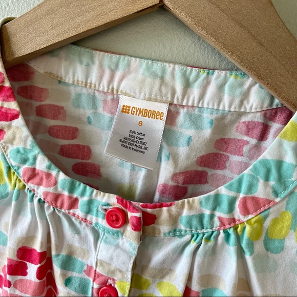 Gymboree 100% Cotton Button Down Dress - Size 8 - Picture 3 of 6